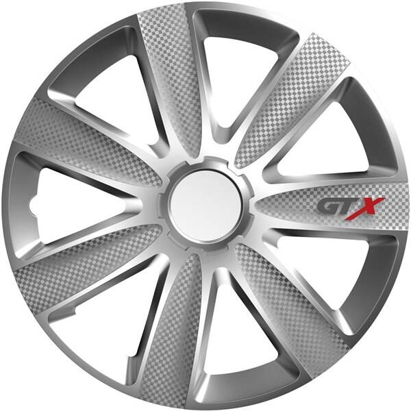 Kryt kol Versaco GTX Carbon silver 13" sada 4ks 

