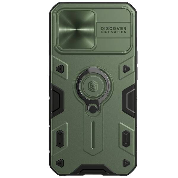 Kryt na mobil Nillkin CamShield Armor na Apple iPhone 13 Pro zelený


