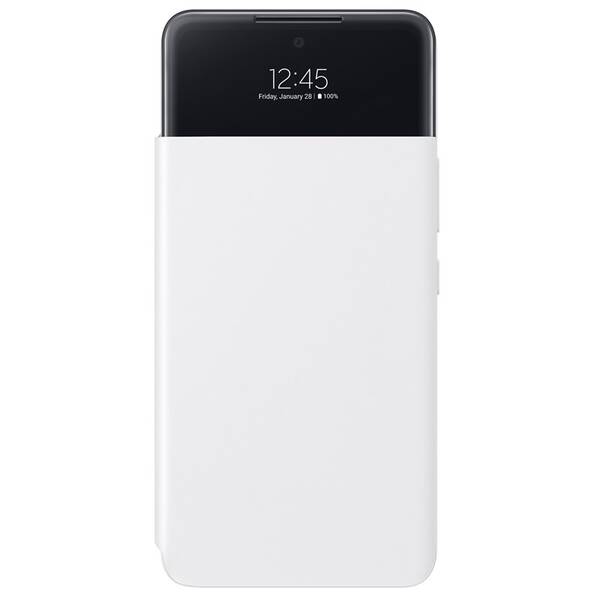 Pouzdro na mobil flipové Samsung S View Wallet Cover na Galaxy A53 5G bílé

