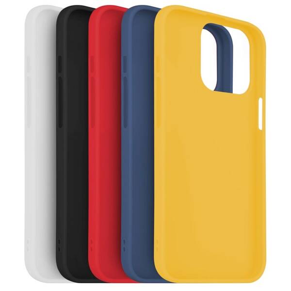 Set krytů na mobil FIXED Story na Apple iPhone 13 Pro černý/bílý/červený/modrý/žlutý

