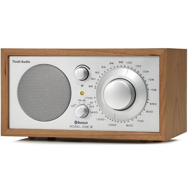 Radiopřijímač Tivoli Audio Model One BT stříbrný/hnědý

