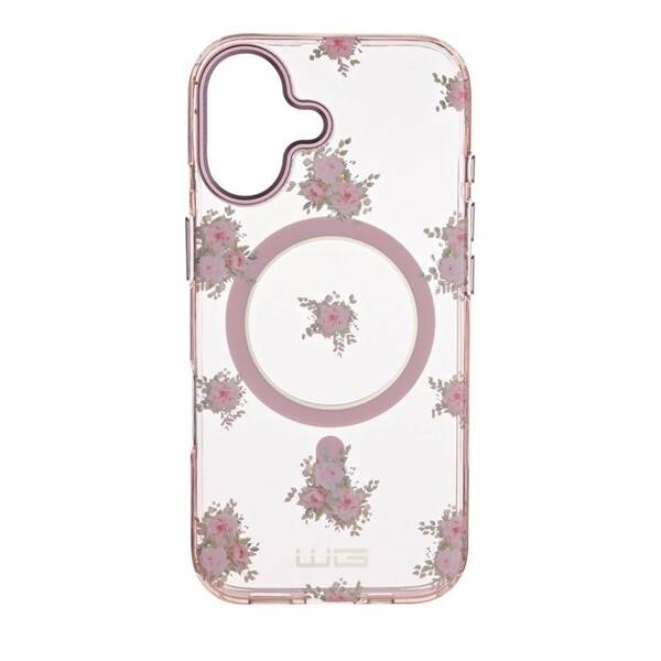 Kryt na mobil WG Floral Magnet Apple iPhone 17 růžový

