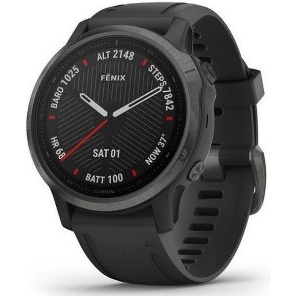 Chytré hodinky Garmin fenix6S PRO Sapphire (MAP/Music) černé/šedé

