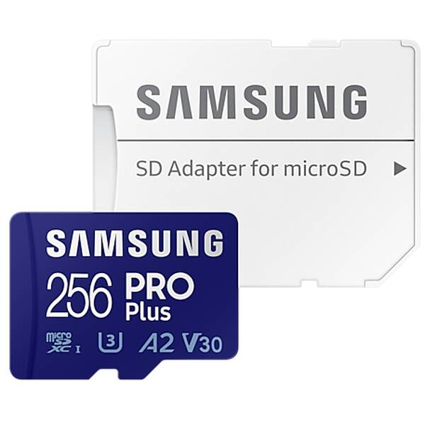 Paměťová karta Samsung 256GB UHS-I U3 (160R/120W) + SD adaptér 

