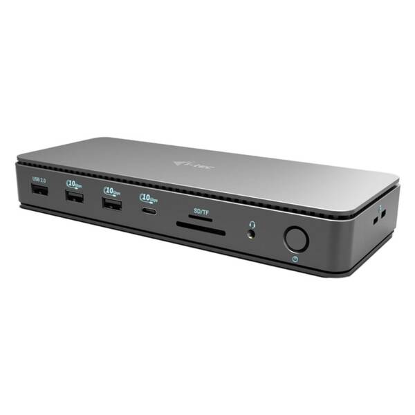 Dokovací stanice i-tec Thunderbolt4 2x Display Station Gen3, 7x USB, 2.5 GLAN, PD 92W 

