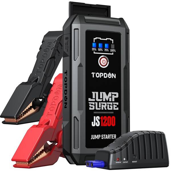 Startovací box Topdon Car Jump Starter JumpSurge 1200, 10000 mAh černé


