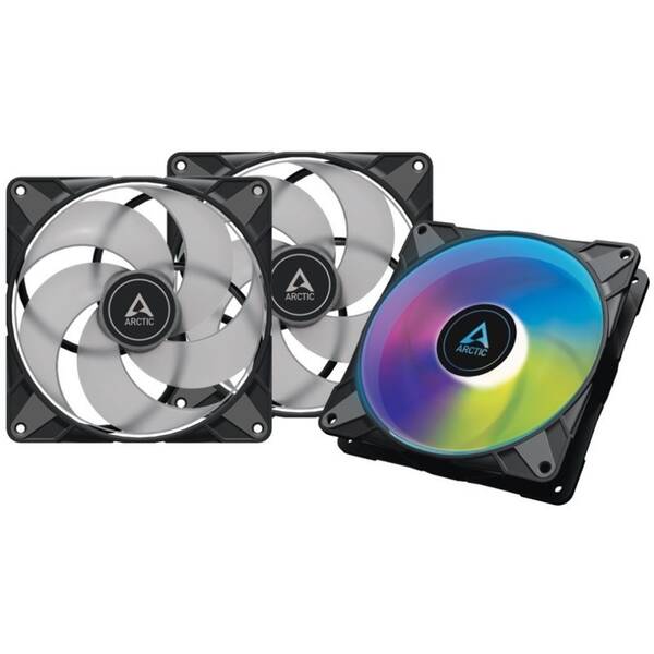 Ventilátor Arctic Cooling P14 PWM PST A-RGB Value pack (3ks) černá barva
