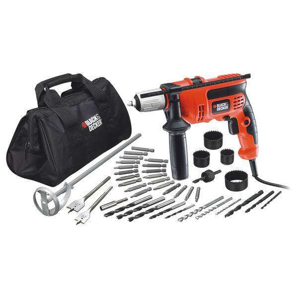 Vrtačka Black+Decker CD714CREW2, 40ks příslušenství 

