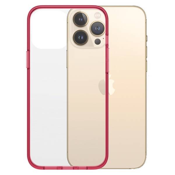 Kryt na mobil PanzerGlass ClearCaseColor na Apple iPhone 13 Pro Max červený/průhledný

