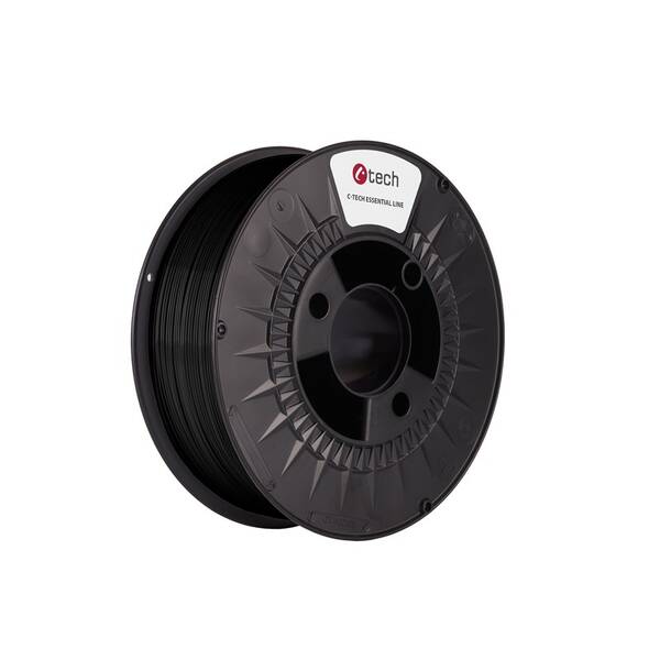 Filament C-Tech ESSENTIAL LINE, PLA, 1,75mm, 1kg černý

