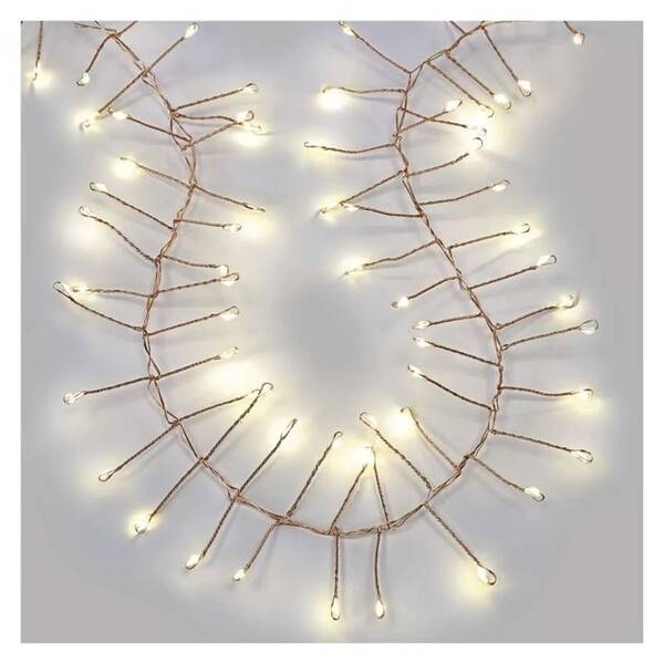 LED řetěz EMOS 1440, IP44, WW (14,4m) měděný

