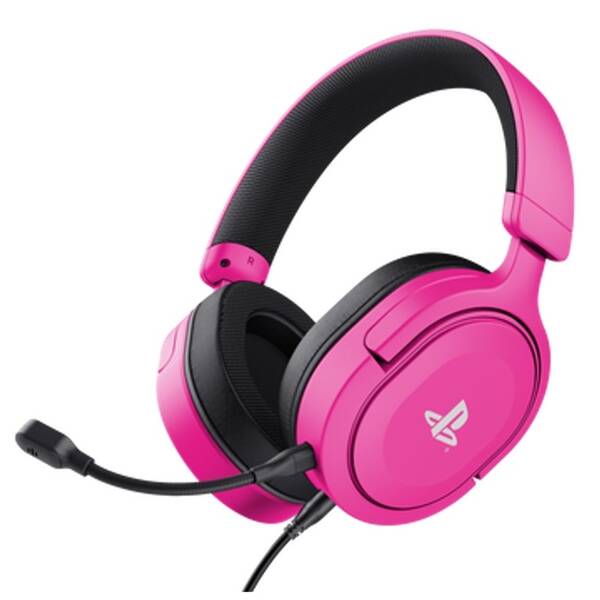 Headset Trust GXT 498P FORTA PS5 Gaming růžový

