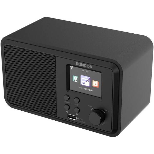 Internetový radiopřijímač s DAB+ Sencor SIR 5100WDB černý

