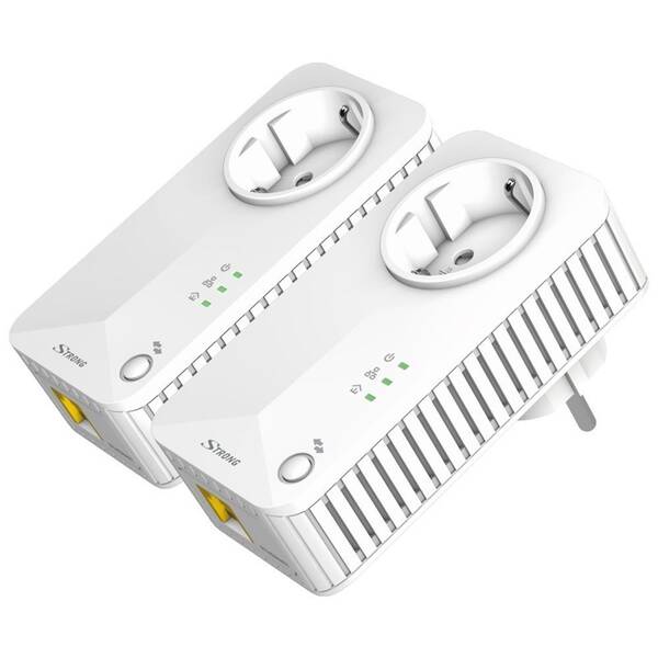 Síťový rozvod LAN po 230V Strong Powerline 500 DUO EU bílý

