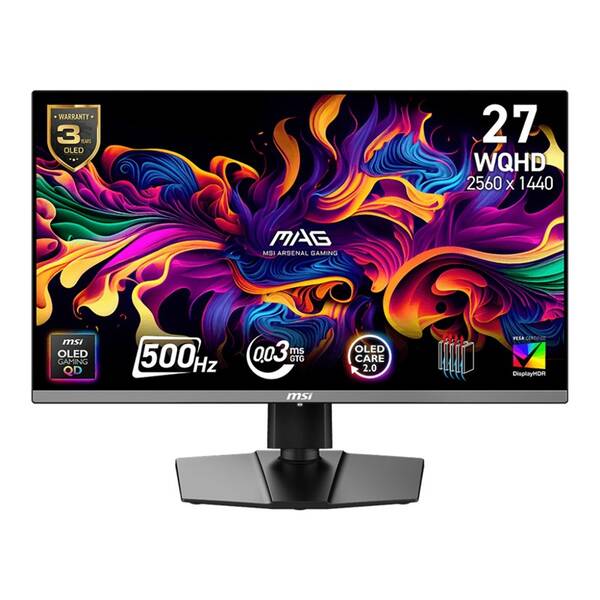 Herní monitor MSI MAG 272QP QD-OLED X50 černý

