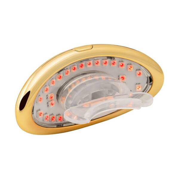 LED maska PALSAR7 na rty zlatá

