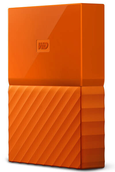 Externí pevný disk 2,5" Western Digital 2TB, USB 3.0 oranžový

