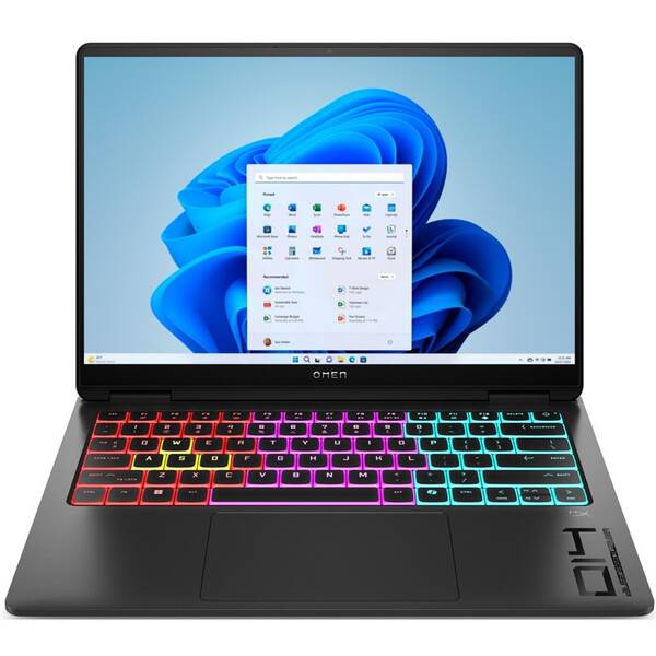 Notebook HP OMEN Transcend 14-fb1004nc + Game Pass předplatné na 3 měsíce černý

