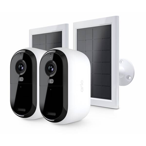IP kamera Arlo Essential Gen.2 Bundle 2K Outdoor Security, 2 ks + 2 ks solární panel bílá


