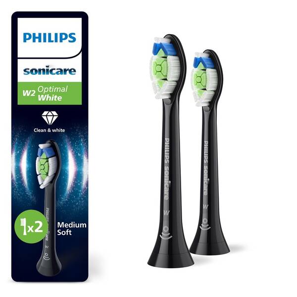 Náhradní hlavice Philips HX6062/88 (2 ks) černá

