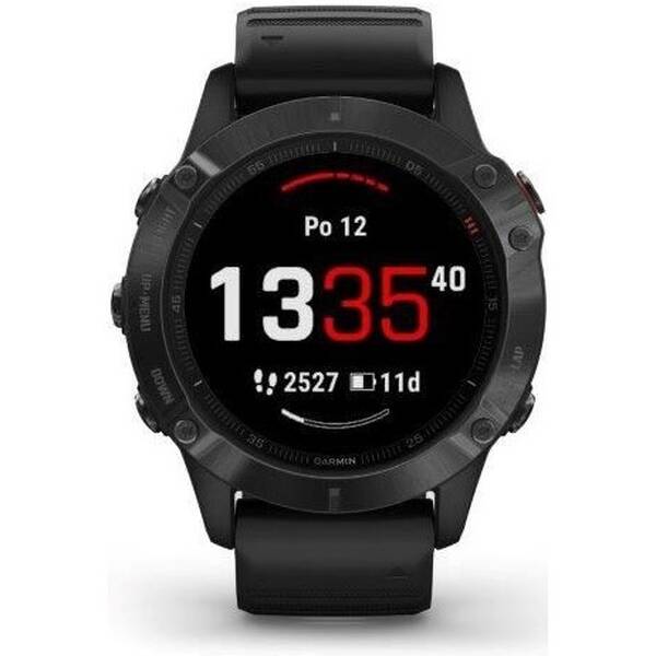 Chytré hodinky Garmin fenix6 PRO Glass (MAP/Music) černé

