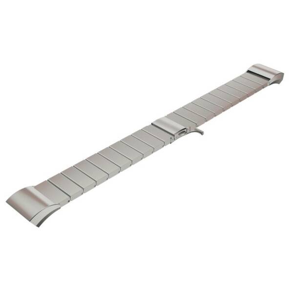 Řemínek WG na Samsung Fit2 (R360), kovový rovný stříbrný

