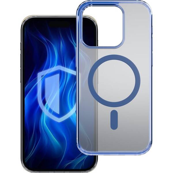 Kryt na mobil 3mk Frosty MagCase na Apple iPhone 13 černý/modrý


