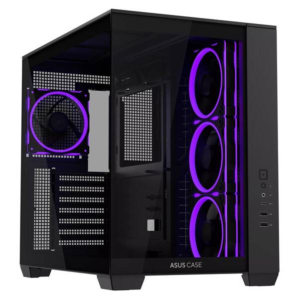 Case Asus A32 PLUS TG ARGB černá

