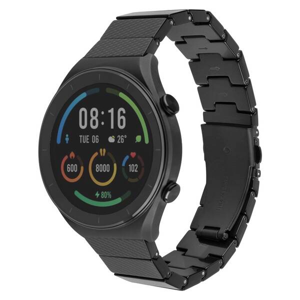 Řemínek FIXED Resin Strap s Quick Release 22mm černý

