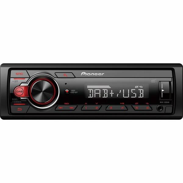 Autorádio Pioneer MVH-130DAB černé

