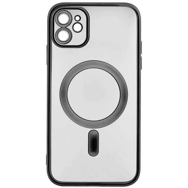 Kryt na mobil WG Magic Eye Magnet na Apple iPhone 11 černý/průhledný

