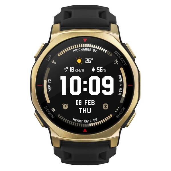 Chytré hodinky Amazfit T-Rex 3 Pro 44 mm černé/zlaté


