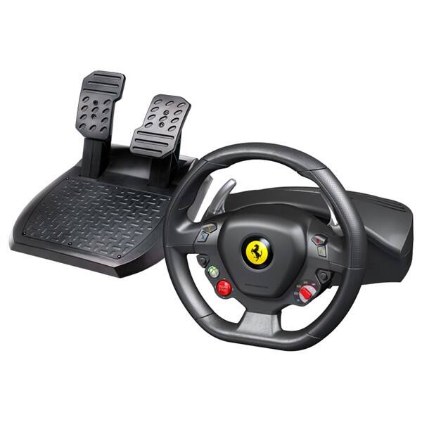 Volant Thrustmaster Ferrari 458 Italia pro PC, Xbox 360  + pedály černý/červený

