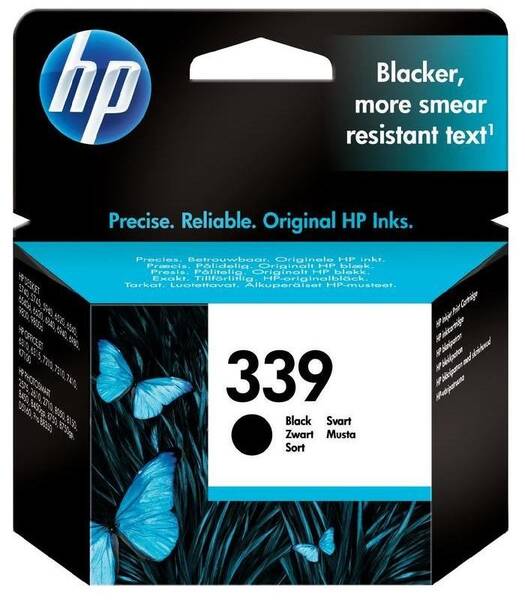 Inkoustová náplň HP No. 339, 21ml, 860 stran, černá

