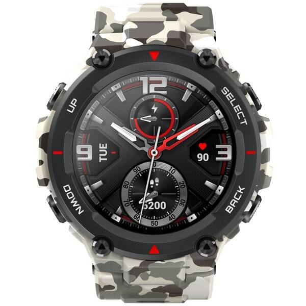Chytré hodinky Amazfit T-Rex - Camo Green 


