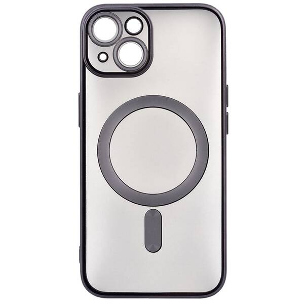 Kryt na mobil WG Magic Eye Magnet na Apple iPhone 14/13 černý/průhledný

