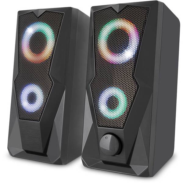 Reproduktory YENKEE YSP 2003RGB USB 2.0 černé

