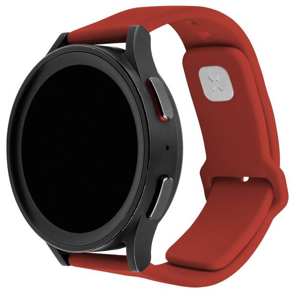 Řemínek FIXED Silicone Sporty Strap s Quick Release 20mm červený

