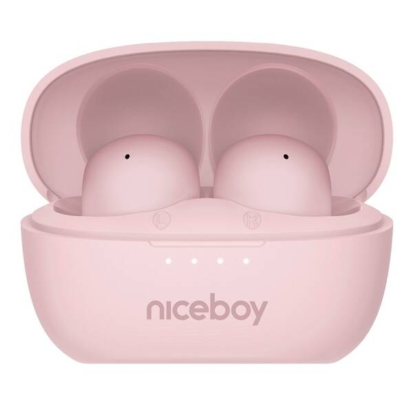 Sluchátka Niceboy Podsie 4 POP růžová


