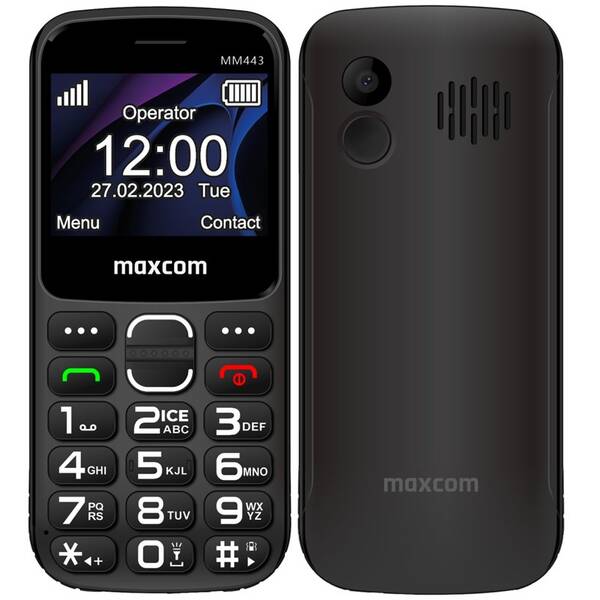 Mobilní telefon MaxCom Comfort MM443 černý

