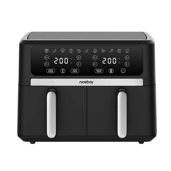 Fritéza horkovzdušná Niceboy AirFryer DUO černá

