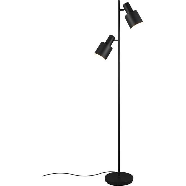 Stojací lampa TRIO AGUDO, 2x E27 černá

