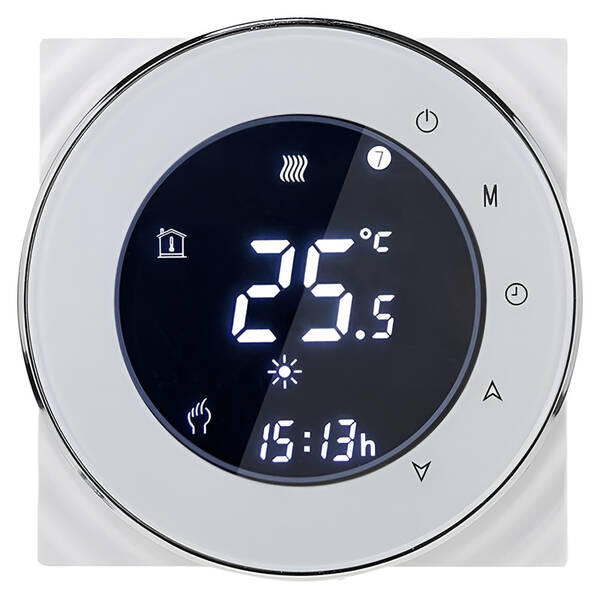 Termostat iQtech SmartLife GCLW-W, WiFi termostat pro bojlery a kotle s bezpotenciálovým spínáním bílý


