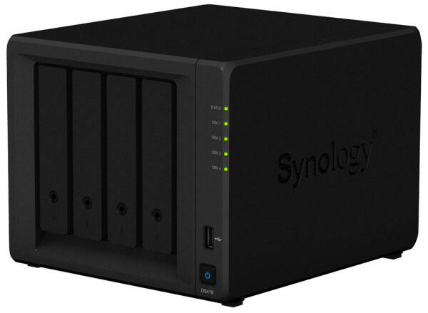 Datové úložiště (NAS) Synology DS418 černé

