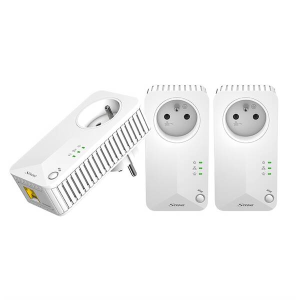Síťový rozvod LAN po 230V Strong 500 TRI FR bílý

