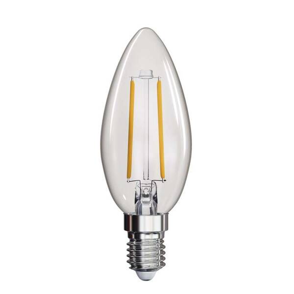 Žárovka LED EMOS Filament Candle, 2,2W, E14, teplá bílá 


