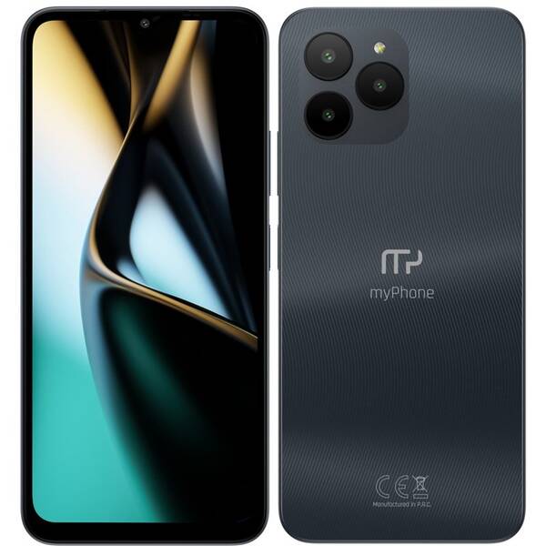 Mobilní telefon myPhone N23 Lite stříbrná barva
