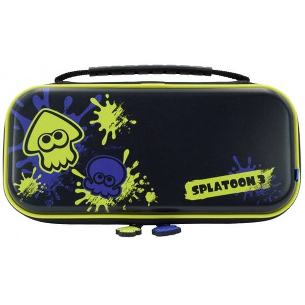 Pouzdro HORI Vault Case (Splatoon 3) černé/zelené

