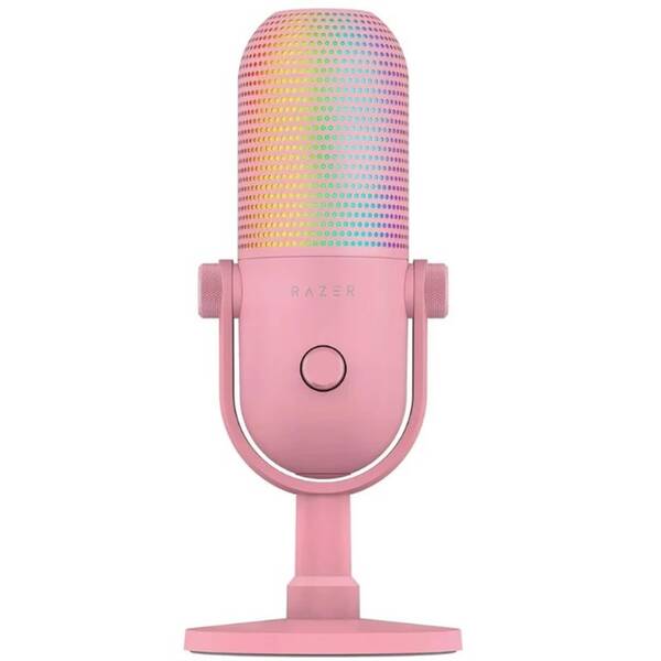 Mikrofon Razer SEIRÉN V3 Chroma RGB růžový

