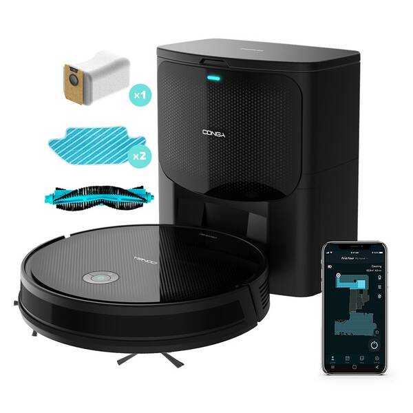 Robotický vysavač Cecotec Conga 2499 Ultra Home Titanium černý

